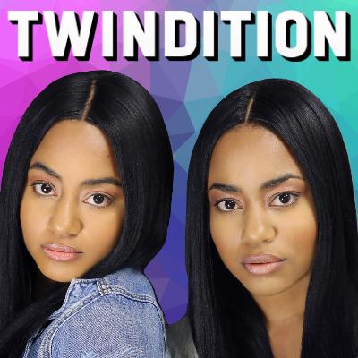 Afro Hair Suspended: Australian and American Twins