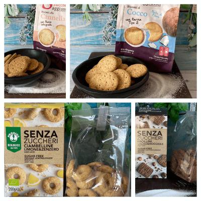 Cerchi dolci senza zuccheri aggiunti? Puoi acquistare dei biscotti con eritritolo.