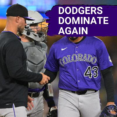 Once again, the Colorado Rockies are dominated by the Los Angeles Dodgers