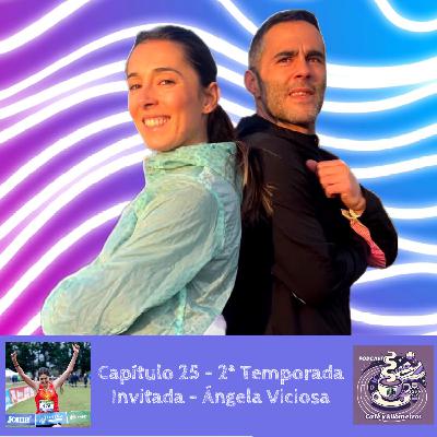 Familia de atletas con Ángela Viciosa