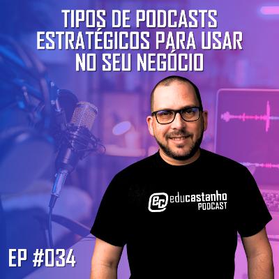 #034 - TIPOS DE PODCASTS ESTRATÉGICOS PARA USAR NO SEU NEGÓCIO