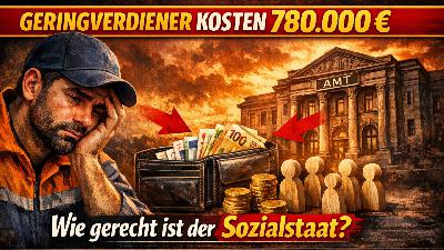 Geringverdiener kosten 780.000 € - Warum der Sozialstaat Betrug ist