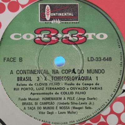 Brasil 3x1 Tchecoslováquia - final de 1962 - Rádio Continental #36