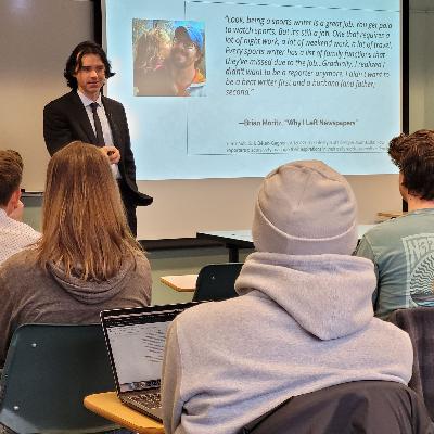 #58 Demystifying Media Guest Lecture: Justice in News Production with Gregory Perreault