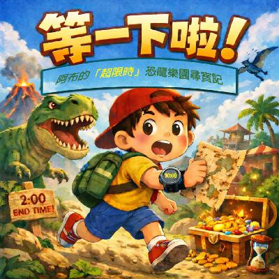 《等一下啦！阿布的「超限時」恐龍樂園尋寶記》｜晚安故事時間