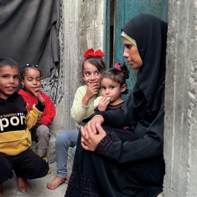 Palestinians search for loved ones missing during the Gaza war