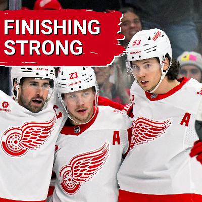 What do the Detroit Red Wings have to do to lock up a Stanley Cup playoff berth?