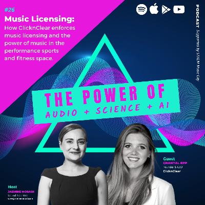 26. Music Licensing: How ClicknClear enforces music licensing and the power of music in the performance sports and fitness space. | Chantal Epp, Founder & CEO ClicknClear