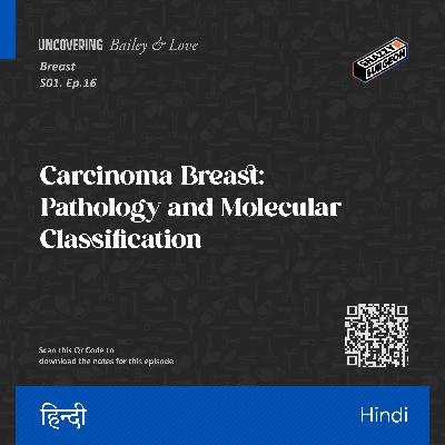 S.01 Ep.16 Carcinoma Breast: Pathology and Molecular Classification_Hindi