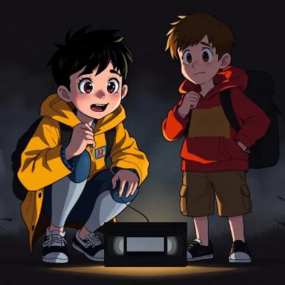 Lily and Noah's Spooky Video Adventure - By StoryBee Tales - Bedtime Stories for Kids