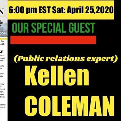 Kellen Gave a Speech Via Zoom to The AFRIKA NETWORK.