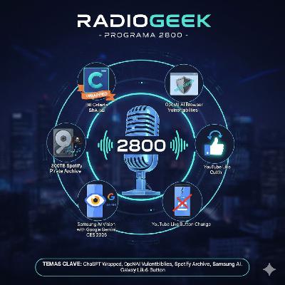 Radiogeek 2800 - ChatGPT copia a Spotify con su Wrapped