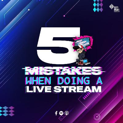 Jeck Talks Tech - Season 3 Episode 11 - 5 Mistakes When Doing a Livestream