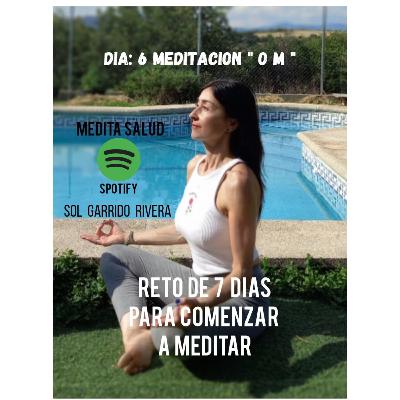 Meditación con sonido "OM".