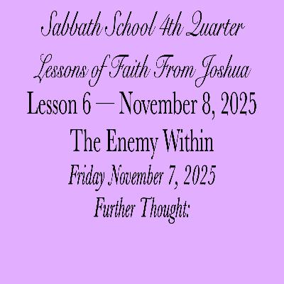 The Enemy Within — Further Thought: The Enemy Within — Further Thought: