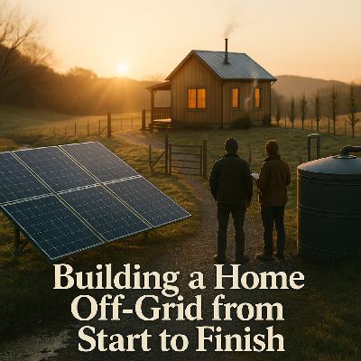 Building an Off-Grid Home: From Groundwork to Winter - A Homesteading Journey