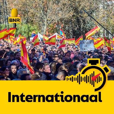 Massaprotest in Madrid: Sánchez onder vuur om corruptieschandalen Massaprotest in Madrid: Sánchez onder vuur om corruptieschandalen