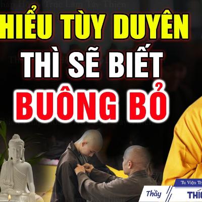 Người hiểu Tùy Duyên thì sẽ biết Buông Bỏ - Thầy Thích Pháp Hòa