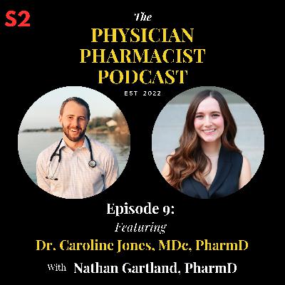 9. Becoming A Proficient Medical Student with Dr. Caroline Jones, A Recent Pharmacy Graduate | The Physician Pharmacist Podcast 9. Becoming A Proficient Medical Student with Dr. Caroline Jones, A Recent Pharmacy Graduate | The Physician Pharmacist Podcast
