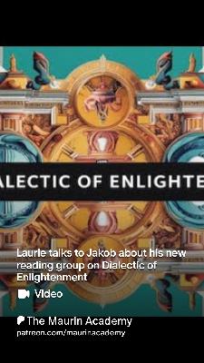New Dialectic of Enlightenment Reading Group Starting March 19, 2025