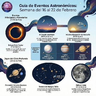 85 - Semana 08 de 2026: Guía Semanal del Cielo: Febrero 16 al 22