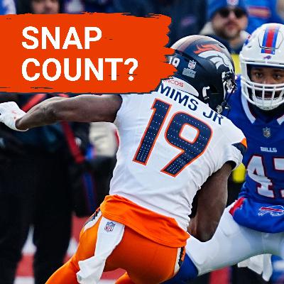 Denver Broncos' Marvin Mims RETURNS, WR Snap Count Prediction