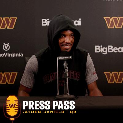 QB Jayden Daniels | September 24, 2025 | Press Pass | Washington Commanders | NFL