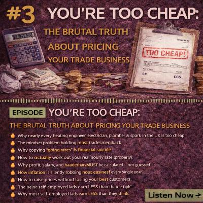#3 YOUāRE TOO CHEAP: The Brutal Truth About Pricing Your Trade Business #3 YOUāRE TOO CHEAP: The Brutal Truth About Pricing Your Trade Business