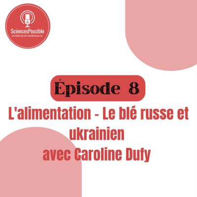 Ep8: L’alimentation - Le blé russe et ukrainien avec Caroline Dufy Ep8: L’alimentation - Le blé russe et ukrainien avec Caroline Dufy