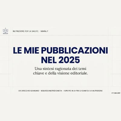 #286-25 LE MIE PUBBLICAZIONI NEL 2025