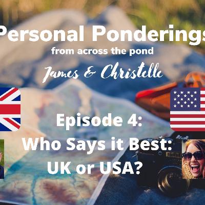 UK vs USA Who says it best?
