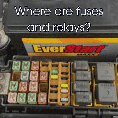 Where are fuse boxes and relays on Jeep Liberty Renegade 2005 Where are fuse boxes and relays on Jeep Liberty Renegade 2005