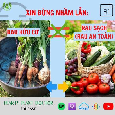 #31_Xin đừng nhầm lẫn: Rau Hữu Cơ = Rau Sạch (Rau an toàn)