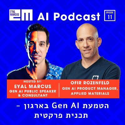 תכנית פרקטית להטמעה של בינה מלאכותית - שיחה עם אופיר רוזנפלד