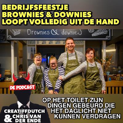 Bedrijfsfeestje Brownies & Downies loopt volledig uit de hand: Op het toilet zijn dingen gebeurd...