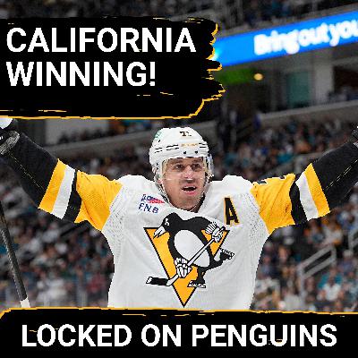 Penguins wrap up the California road trip on a HIGH NOTE with a win in San Jose!
