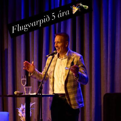 #129 - Flugvarpið 5 ára - upptaka frá afmælisviðburði í Sykursalnum 14. október 2025. #129 - Flugvarpið 5 ára - upptaka frá afmælisviðburði í Sykursalnum 14. október 2025.