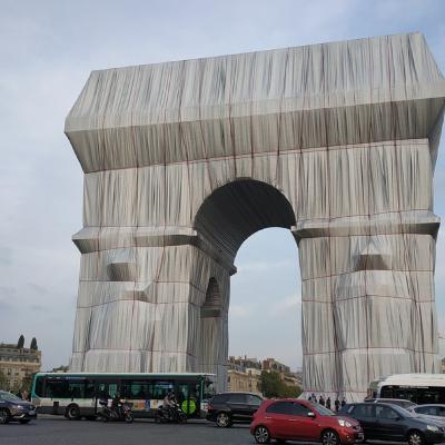 En résidence à l'Arc de Triomphe, avec Maud Thiria