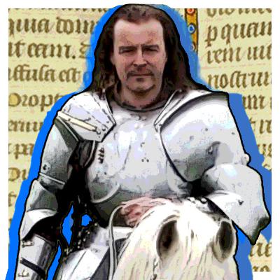 The Guy That Owns Judge Dredd is a Knight