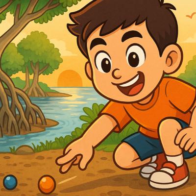 ASYIKNYA BERMAIN KELERENG