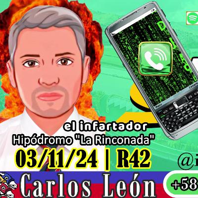 Carlos León "El infartador" | #LaRinconada 03/11/24 | R42 | Fijos Marcas5y6 #adelantados 🏇🏅🏆