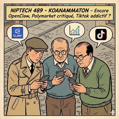 489 - Koanammaton - Encore OpenClaw, Polymarket critiqué, Tiktok addictif ?