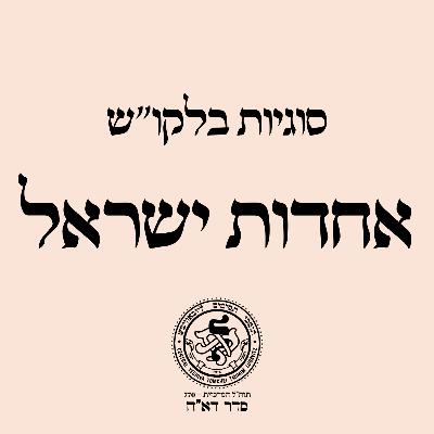 סוגיות בלקו''ש: אחדות ישראל - חלק ב / הר' מענדל פוטאש