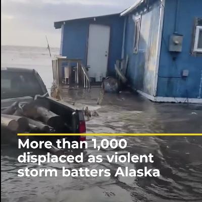 Deadly storm batters Alaska leaving thousands displaced | AJ#shorts