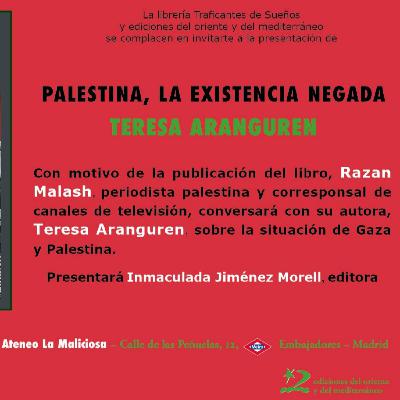 Presentación del libro Palestina: la existencia negada