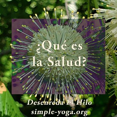 Tejiendo el Yoga Sutra: ¿Qué es salud? Tejiendo el Yoga Sutra: ¿Qué es salud?