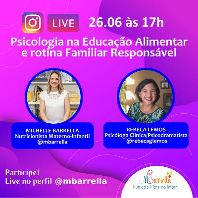 Psicologia na Educação Alimentar e rotina alimentar responsável Psicologia na Educação Alimentar e rotina alimentar responsável