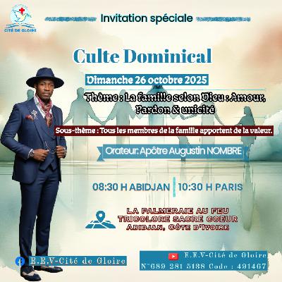 EECG - Chaque membre de la famille est important - Apôtre Augustin NOMBRE EECG - Chaque membre de la famille est important - Apôtre Augustin NOMBRE