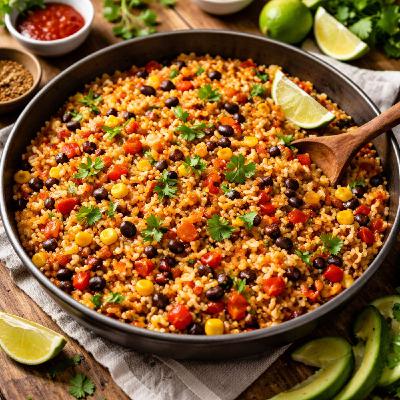One Pot Meatless Mexican Rice with Garden Vegetables One Pot Meatless Mexican Rice with Garden Vegetables