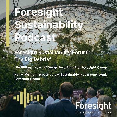 Foresight Sustainability Forum: The Big Debrief Foresight Sustainability Forum: The Big Debrief